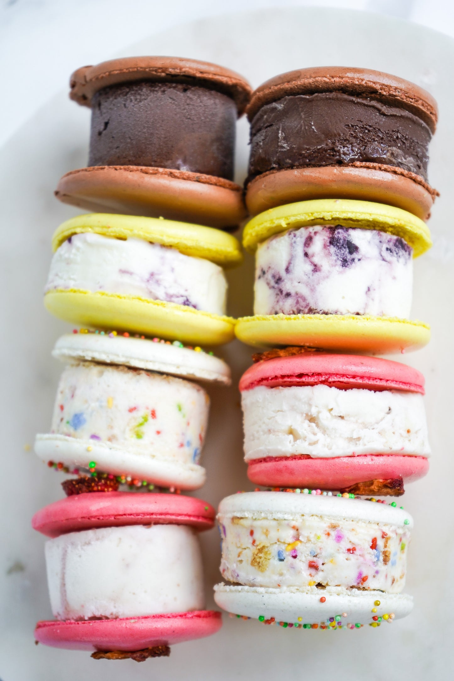 Ice Cream Macaron Sandwiches (Pack of 4)