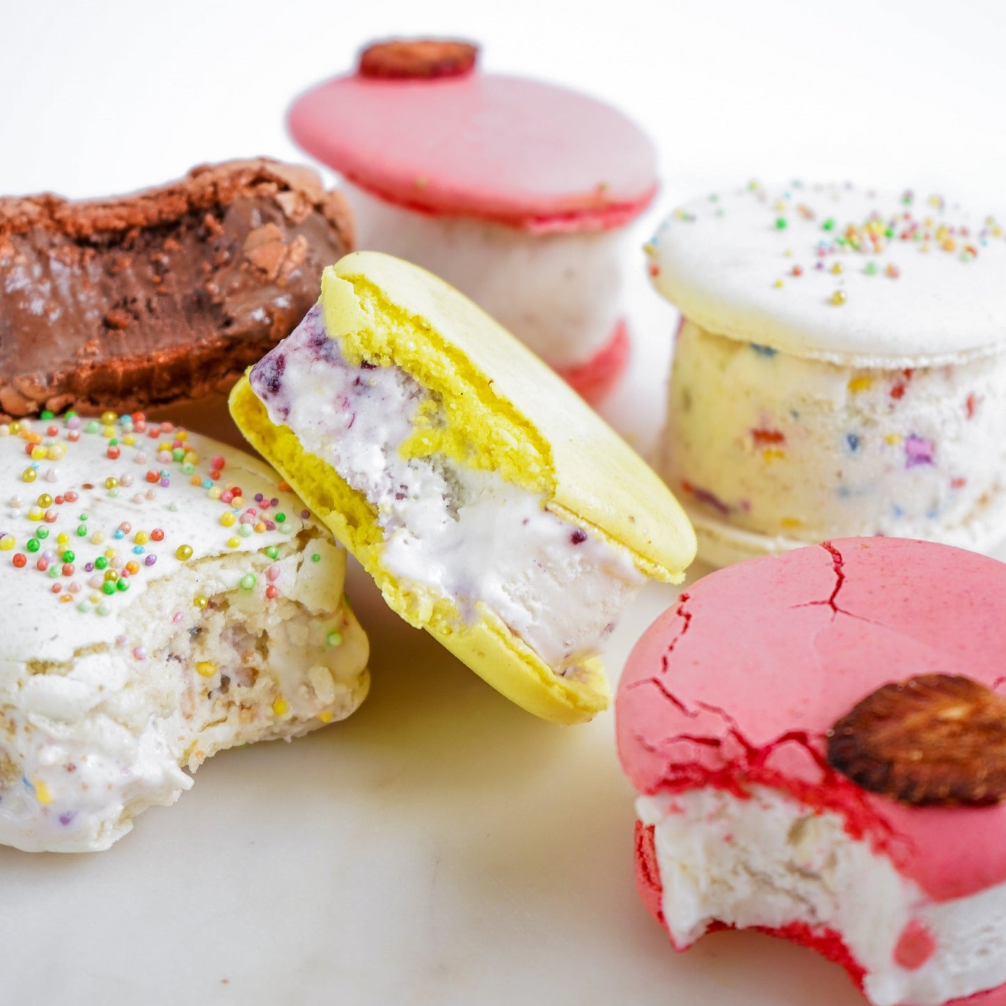Ice Cream Macaron Sandwiches (Pack of 4)