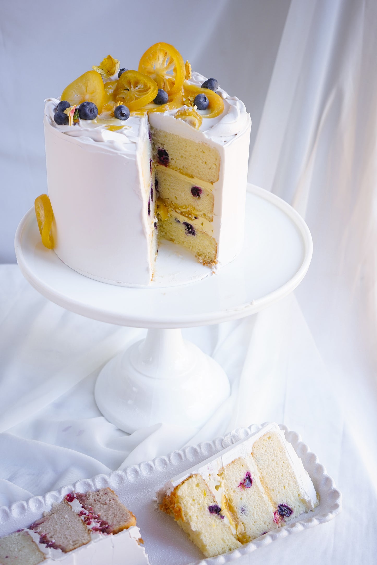 BLUEBERRY LEMON CAKE