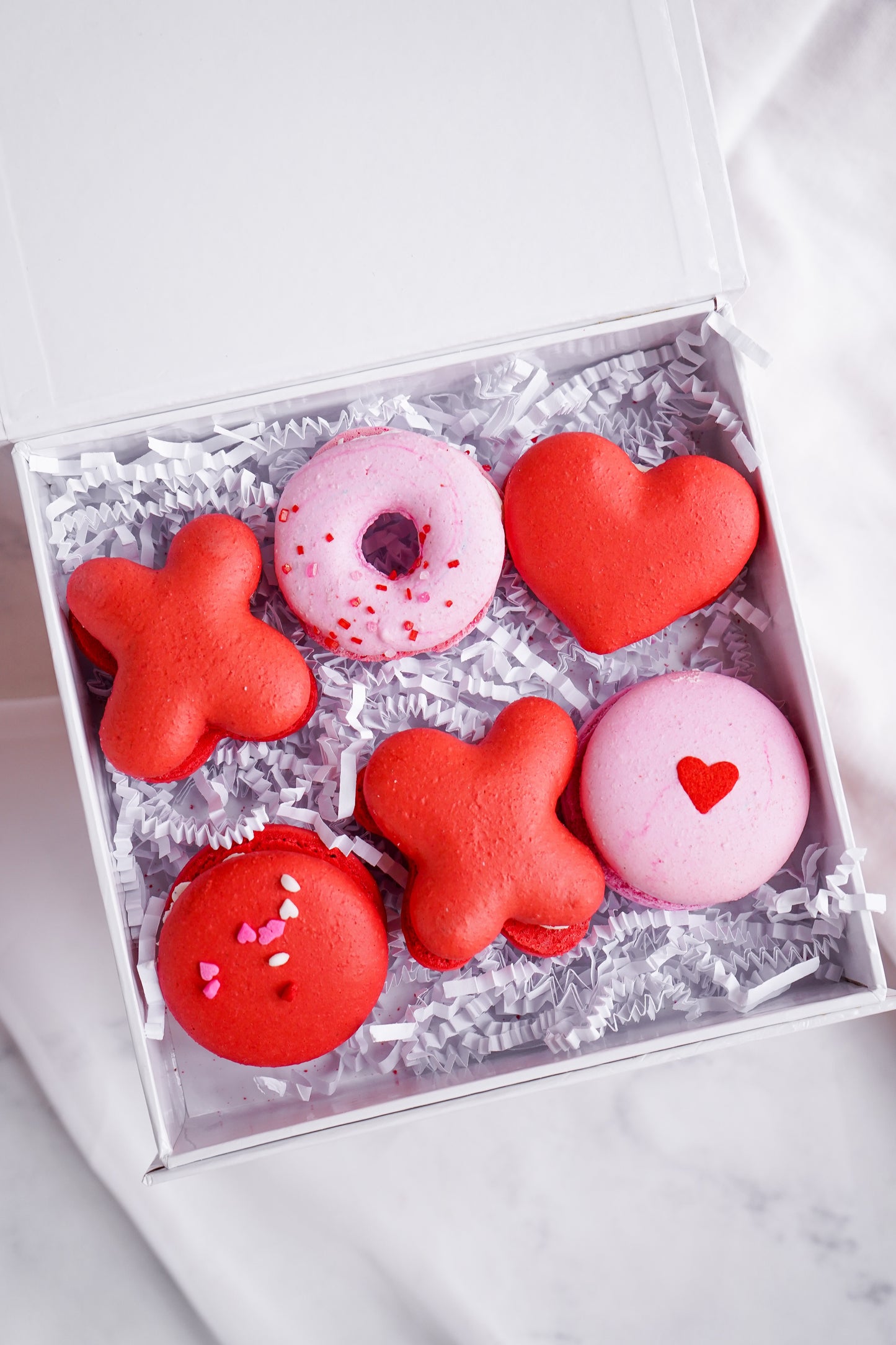 Valentine Macarons Set- Pack of 6