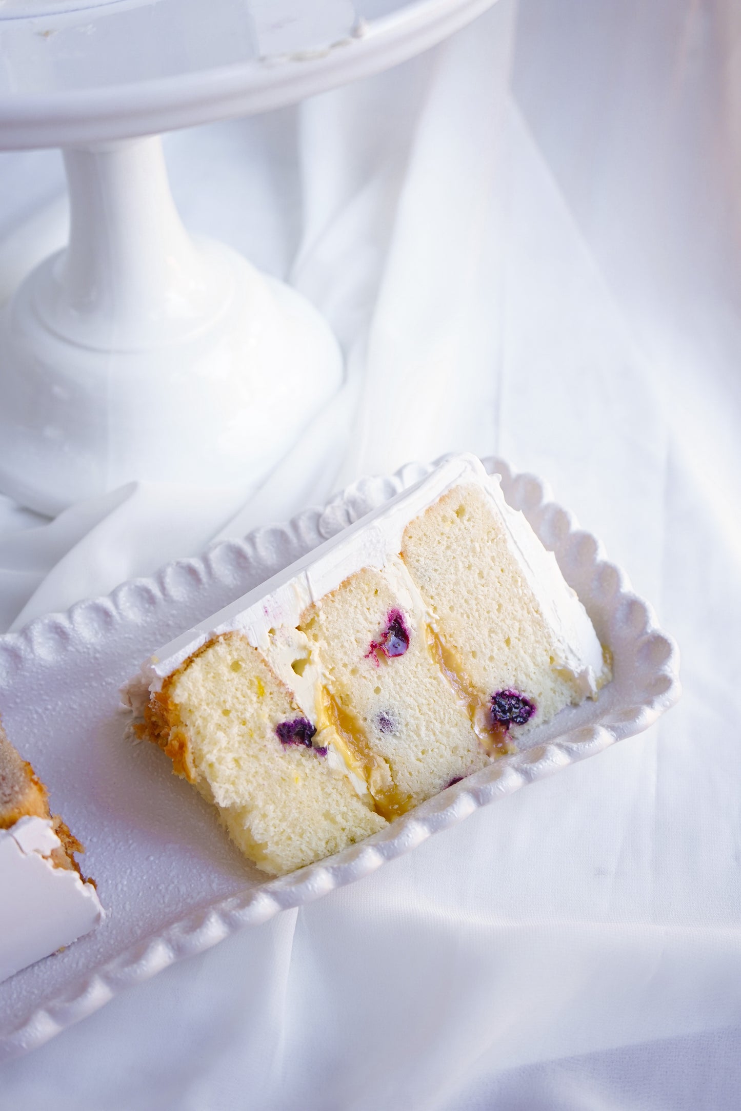 BLUEBERRY LEMON CAKE