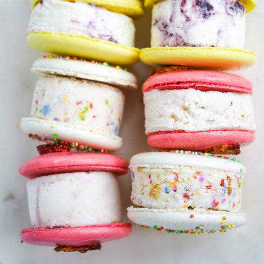Ice Cream Macaron Sandwiches (Pack of 4)